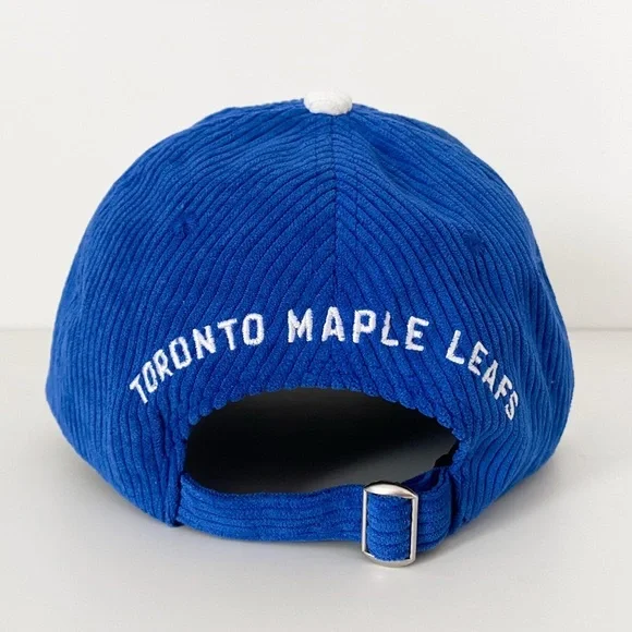 Toronto Maple Leafs Corduroy Hat x Molson – Adjustable Unisex, Blue and White - Picture 6 of 8